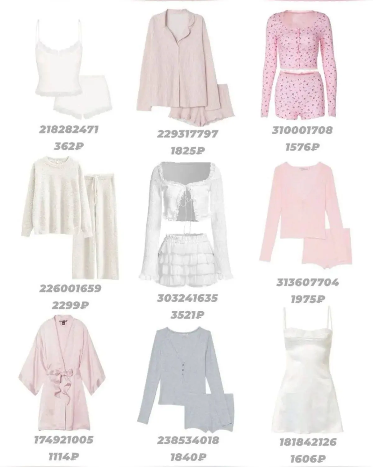 🛍️Пижамы с ВБ🛍️

🫶🏻арты и цена на фото🫶🏻

если нравятся вещи-🔥