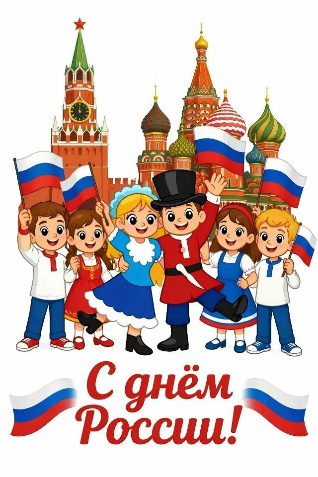 📢 С Днем России, дорогие друзья! 🇷🇺

Сегодня, 12 июня, мы отмечаем один из самых важных празднико