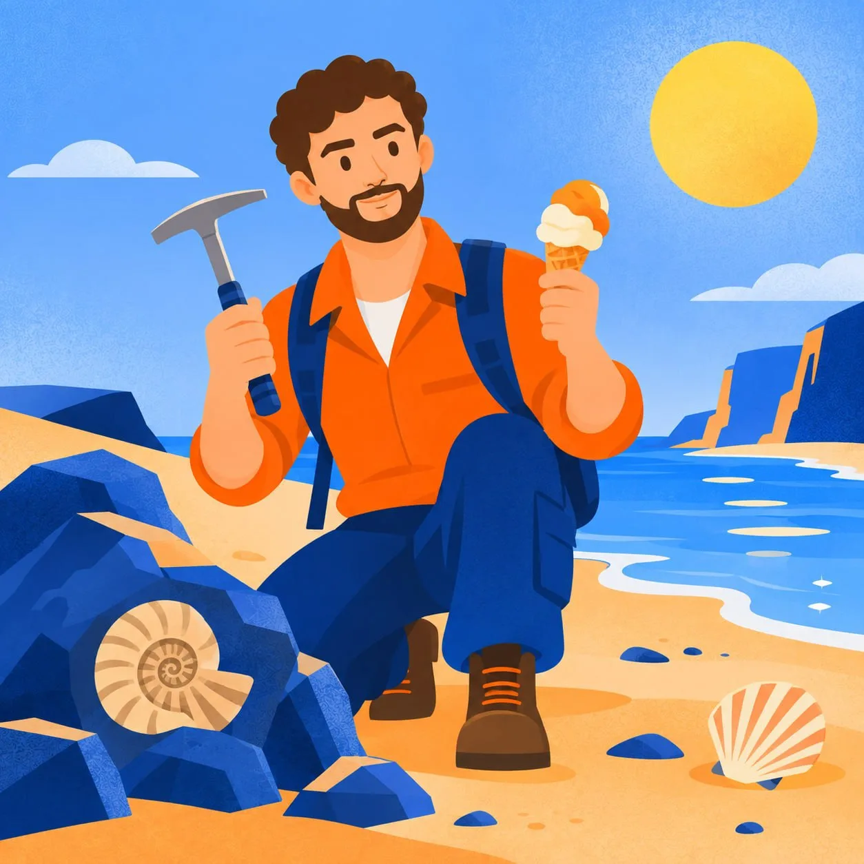 🏖 Идеальный пляж геолога