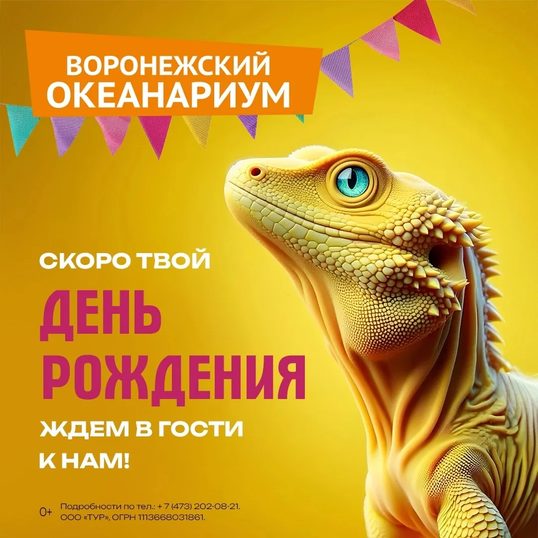 Необычная локация для празднования Дня рождения уже найдена – Воронежский океанариум! Н...