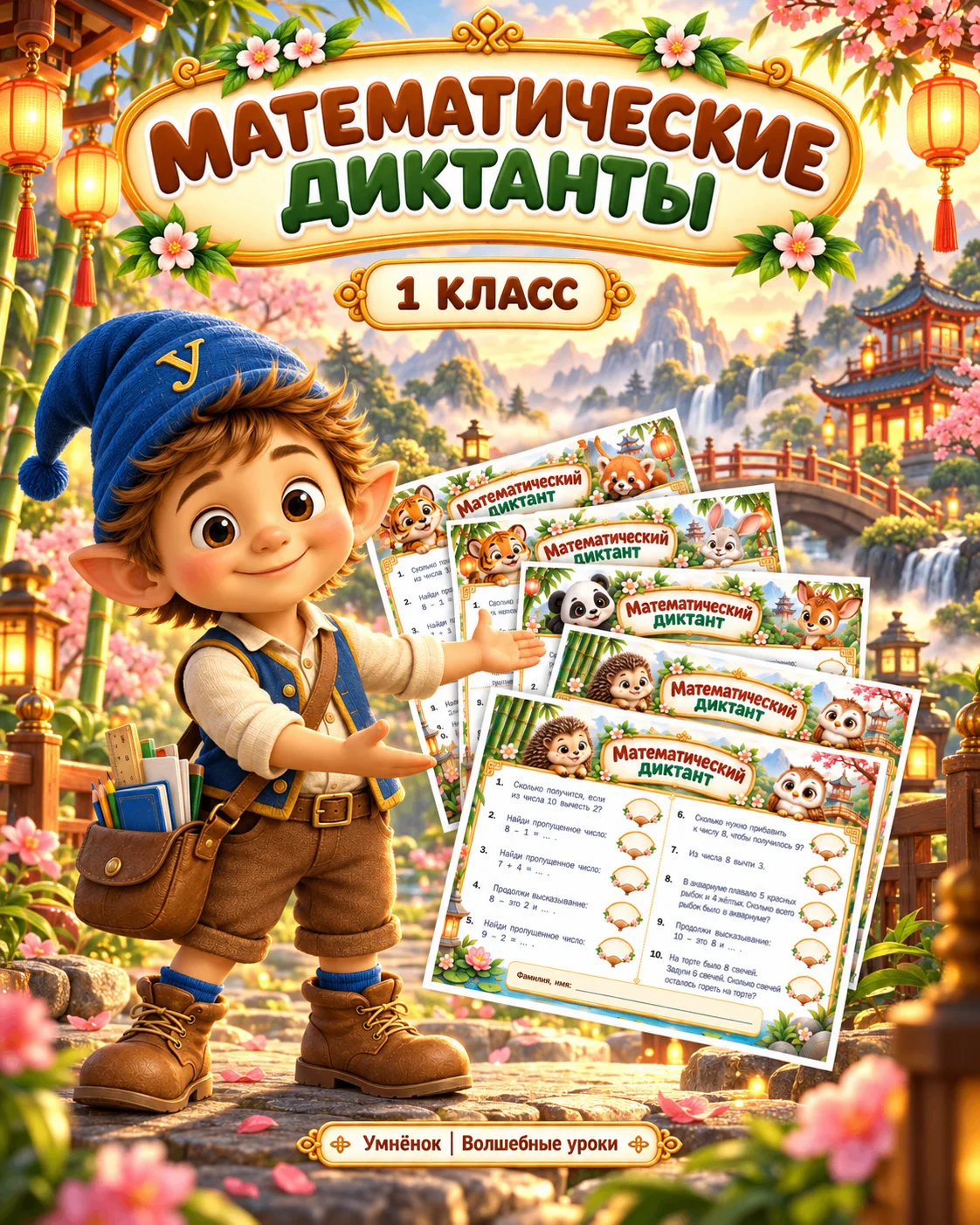 Математические диктанты для 1 класса ✨