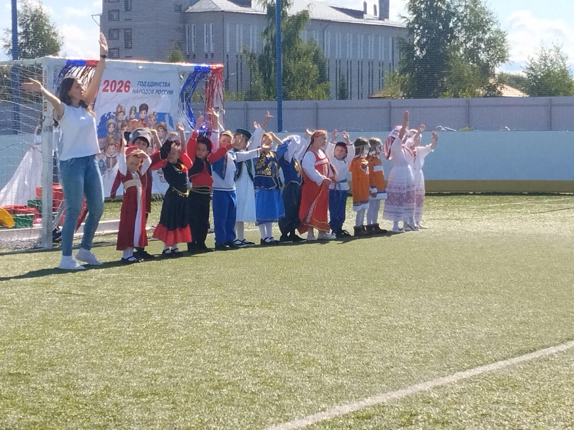 Прямо сейчас на стадионе ФОК "Волга" Проходит спортивный фестиваль для дошкольников наш...