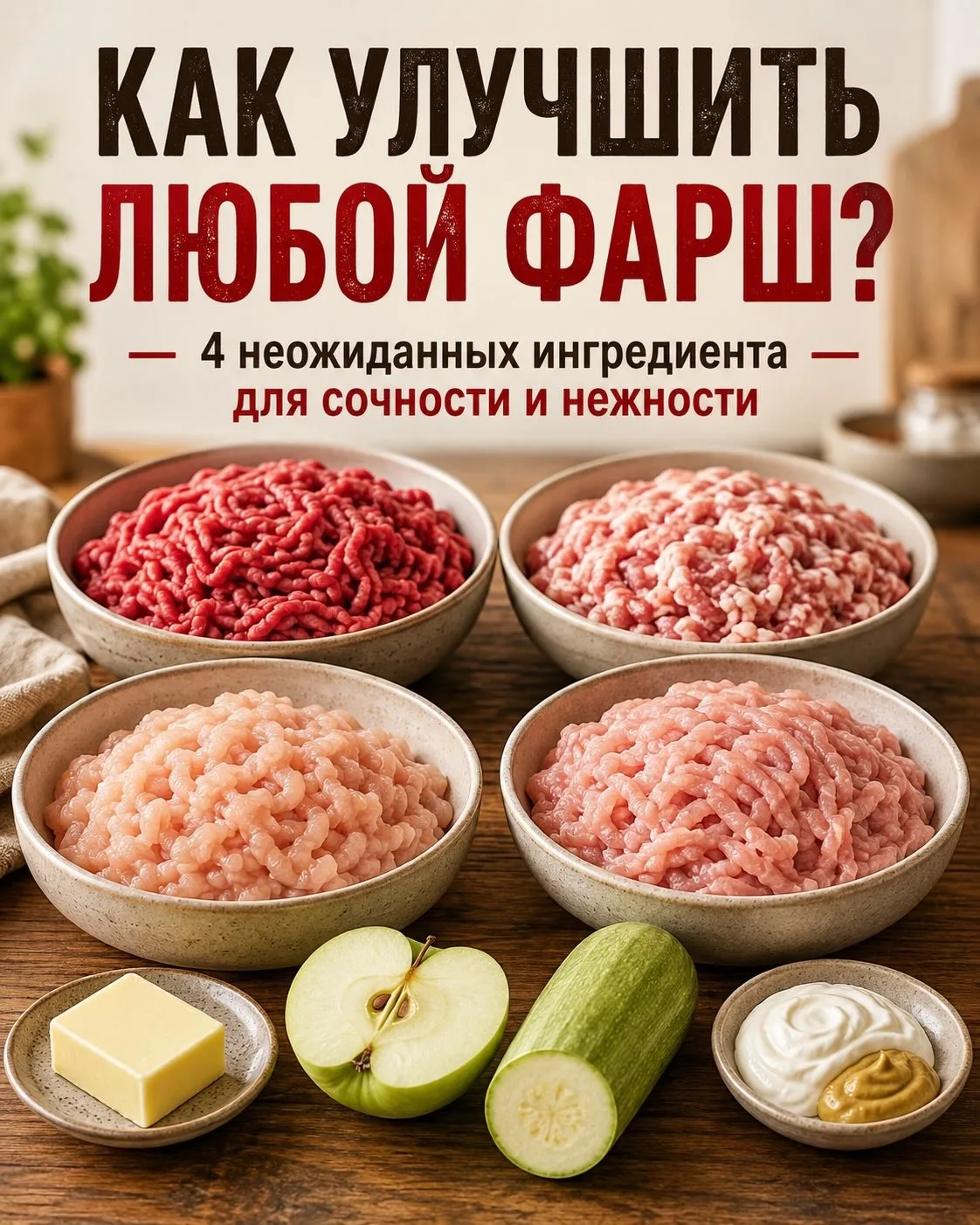 🥩Как улучшить любой фарш?