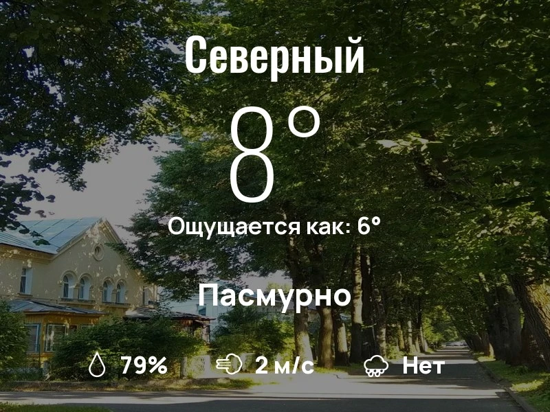 Что с погодой в Северном?