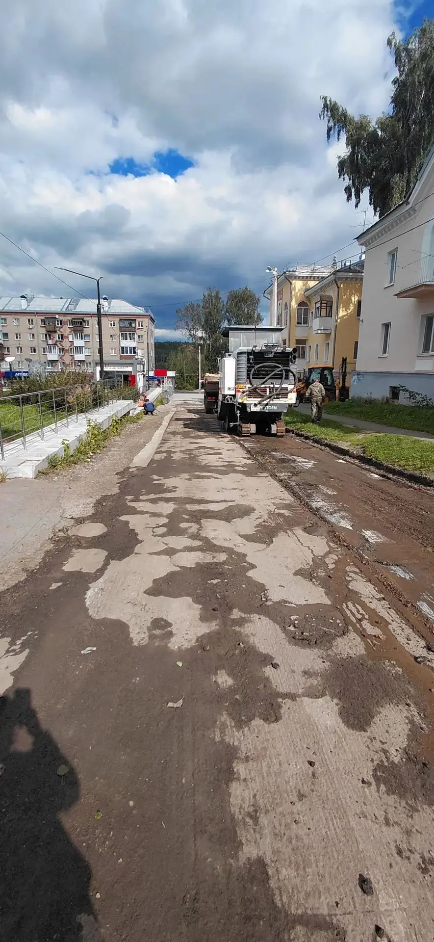 В городе начаты работы по подготовке к устройству асфальтового покрытия:
