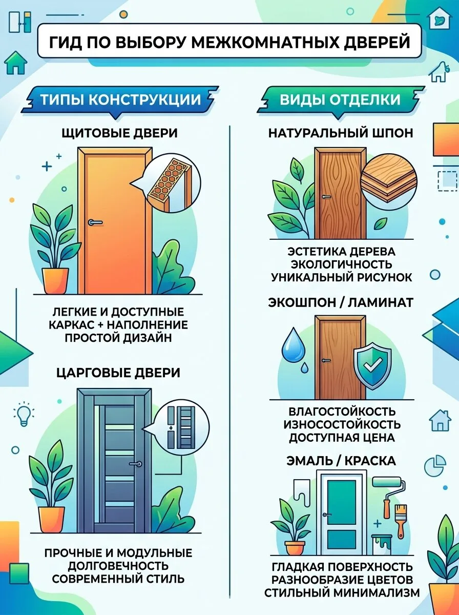 Выбор дверей — это ответственный этап в ремонте или обустройстве дома. В магазинах представлено множ