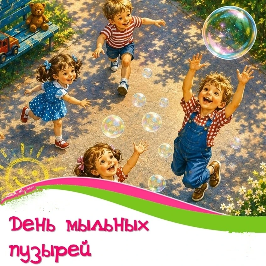 В нашем детском саду некогда скучать! И сегодня  прошёл День мыльных пузырей!
 Ребята веселились, пу