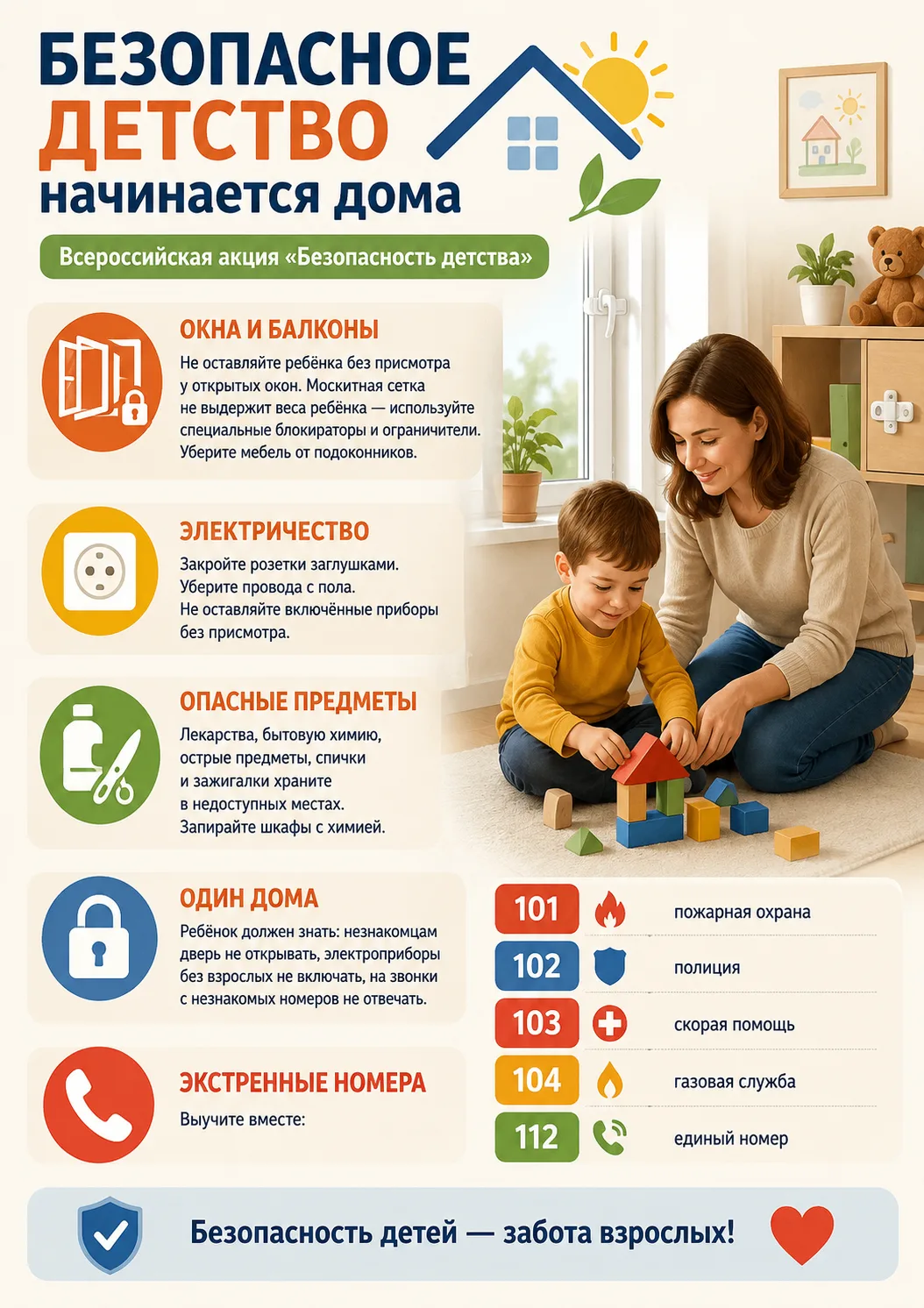 🏠 Безопасное детство начинается дома