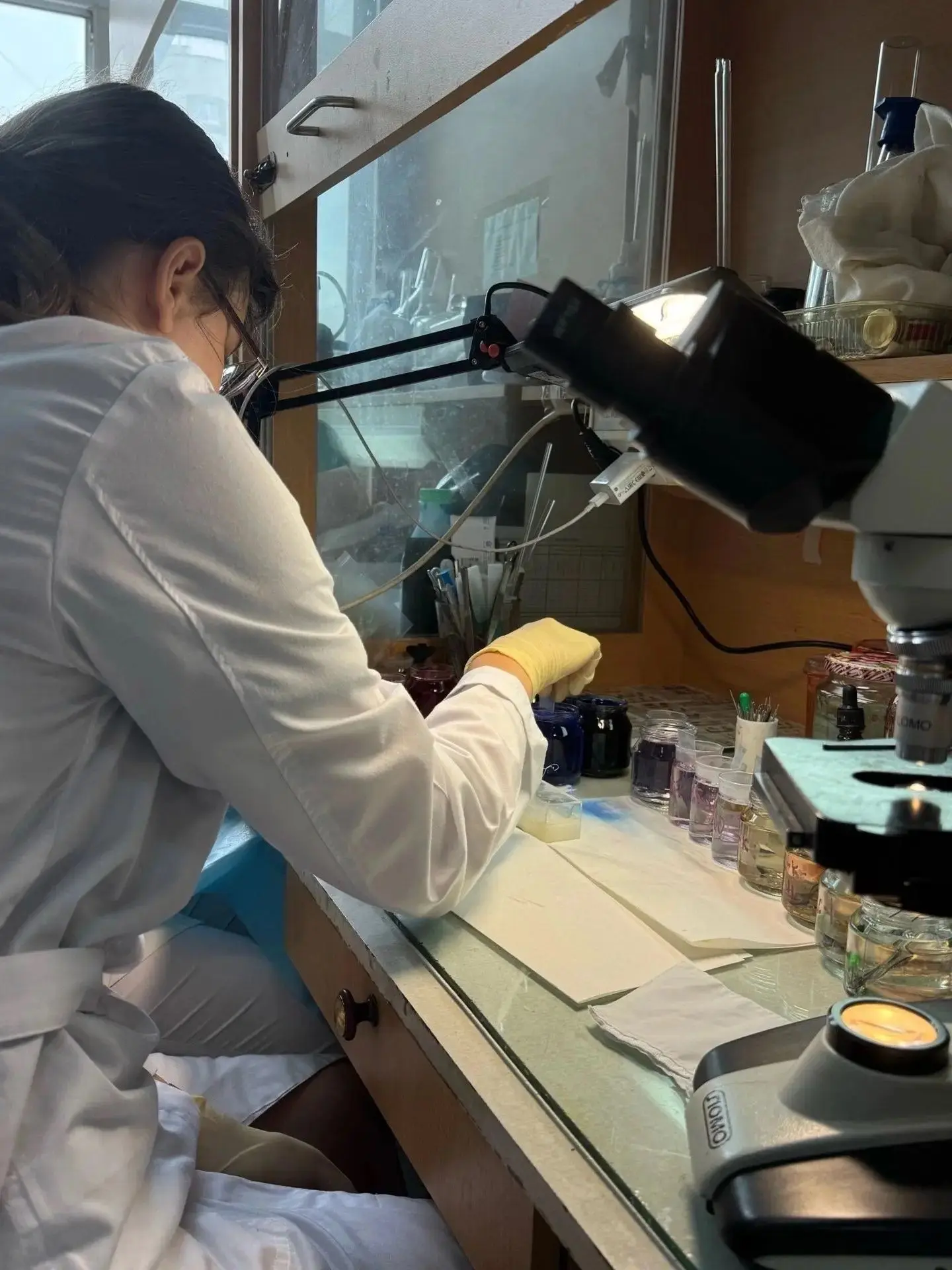 Биологи КГУ — в лабораториях центра Илизарова🔬 

В июне студенты 3 курса института естественных нау