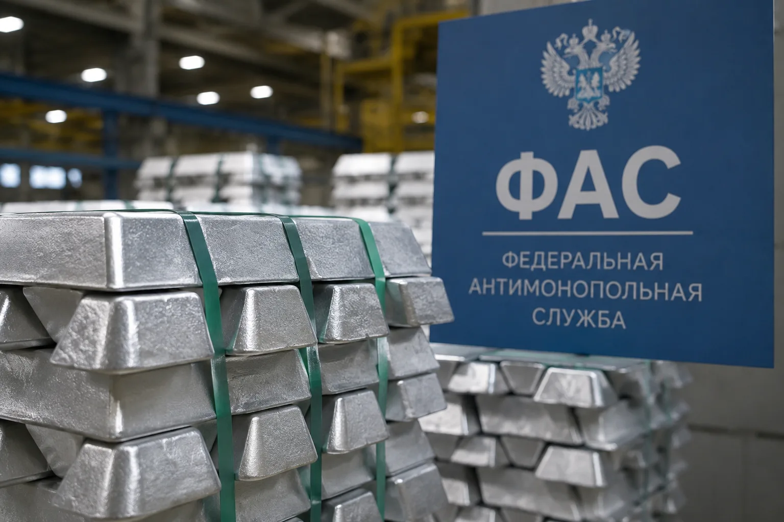 Федеральная антимонопольная служба России предлагает отвязать внутренние цены на алюмин...