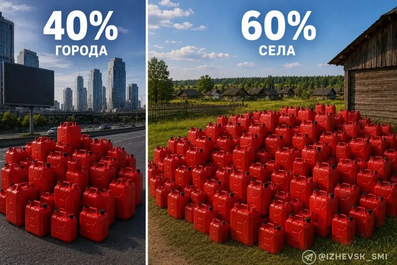 ⛽️60% бензина направят в районы Удмуртии