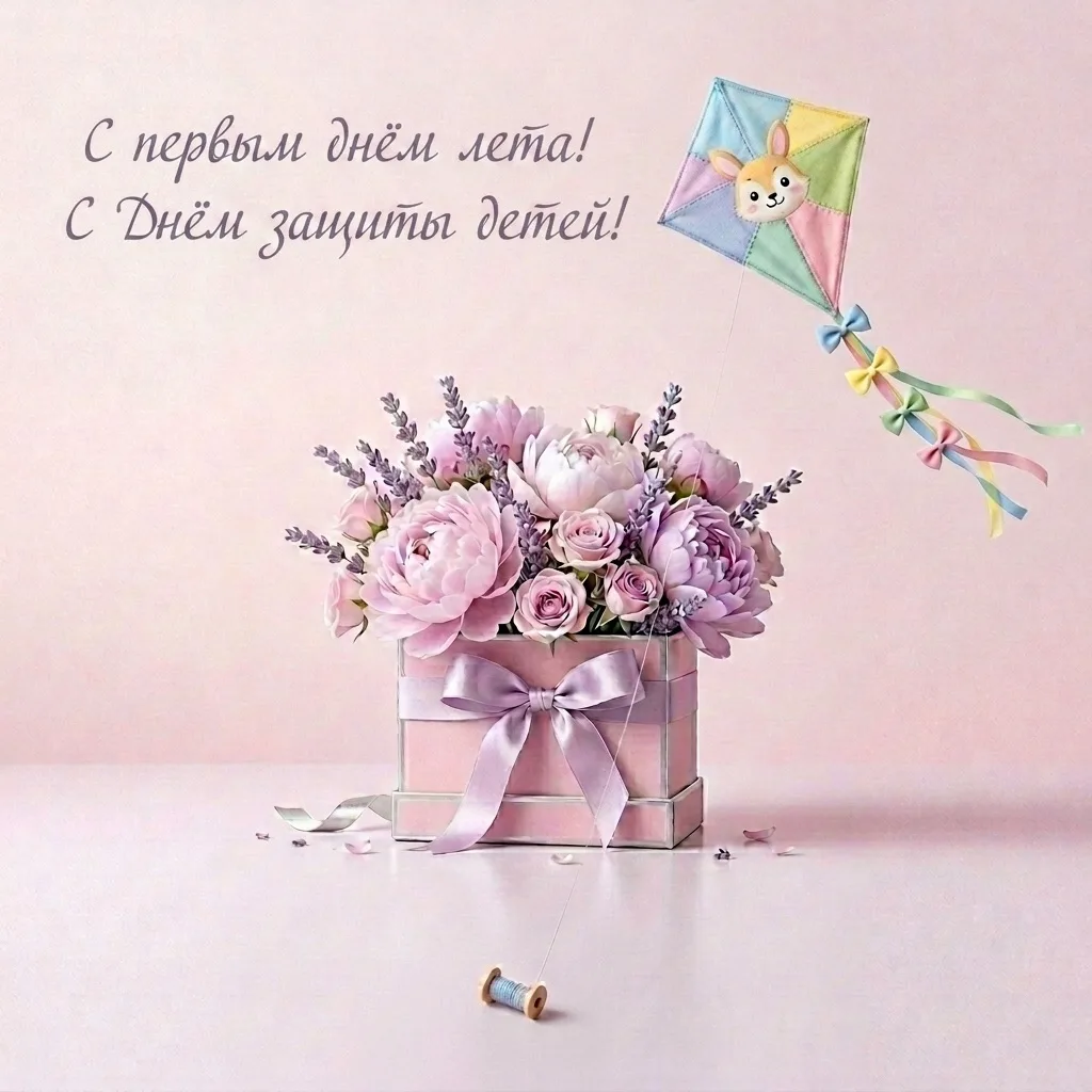 С первым днём лета и Днём защиты детей!