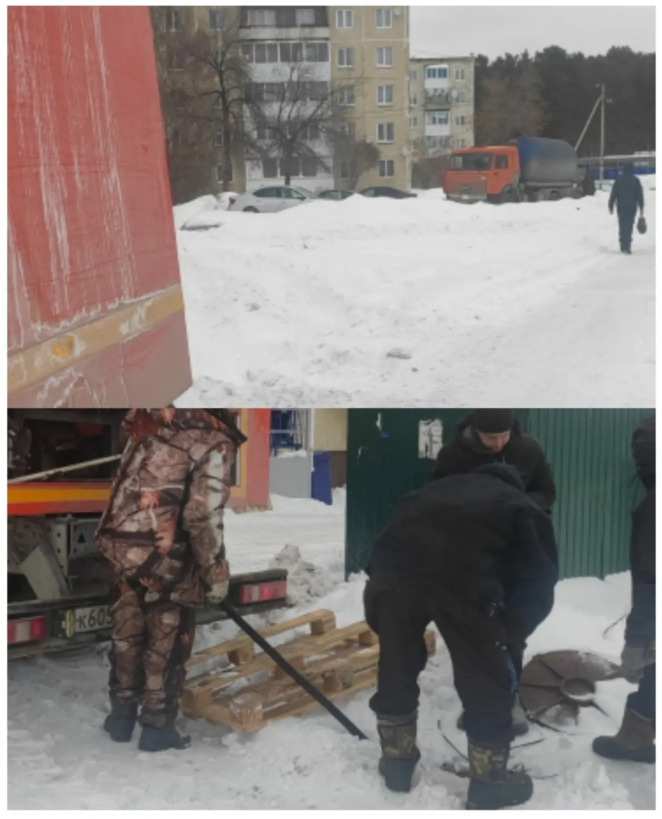 Устранение засора, каналопромывочной установкой, на центральных сетях водоотведения по ...