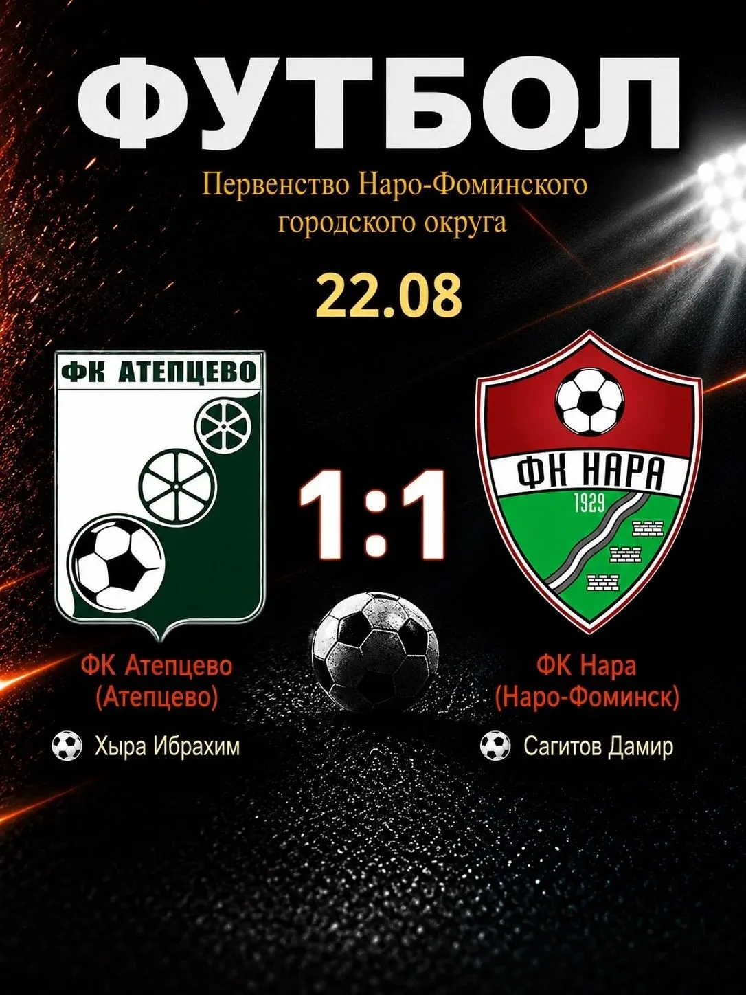 Результаты матчей ⚽