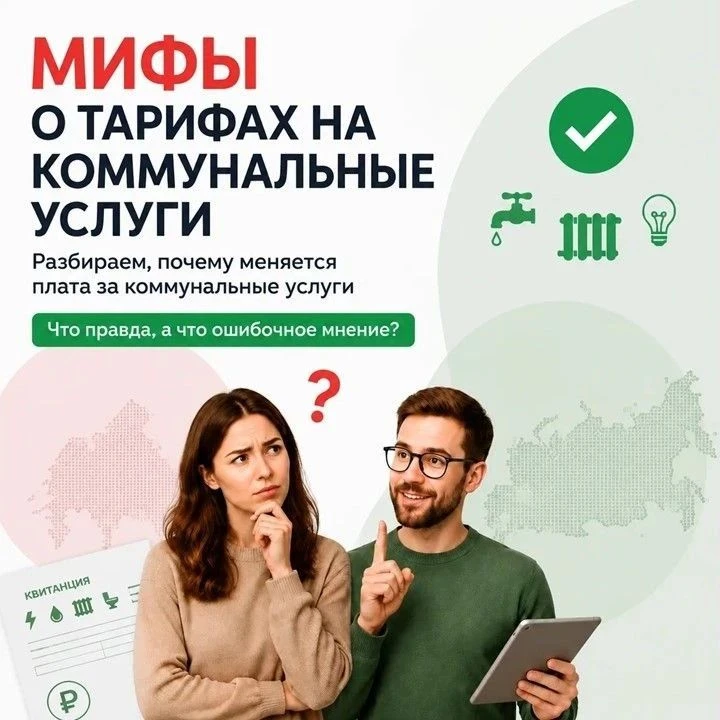 📌 Разбираем мифы об изменении тарифов на коммунальные услуги