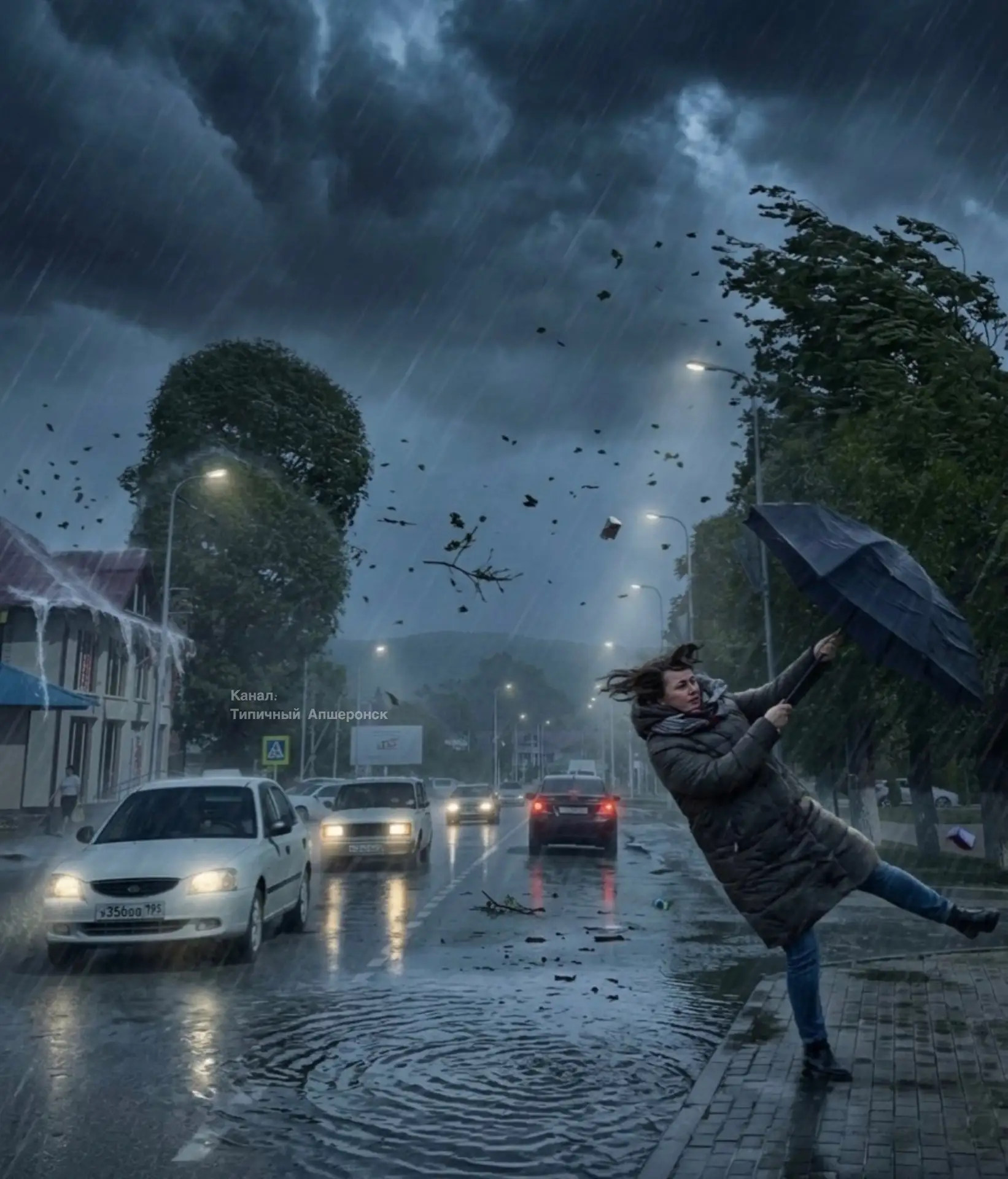 🌧 На Кубани объявили экстренное предупреждение из-за непогоды.