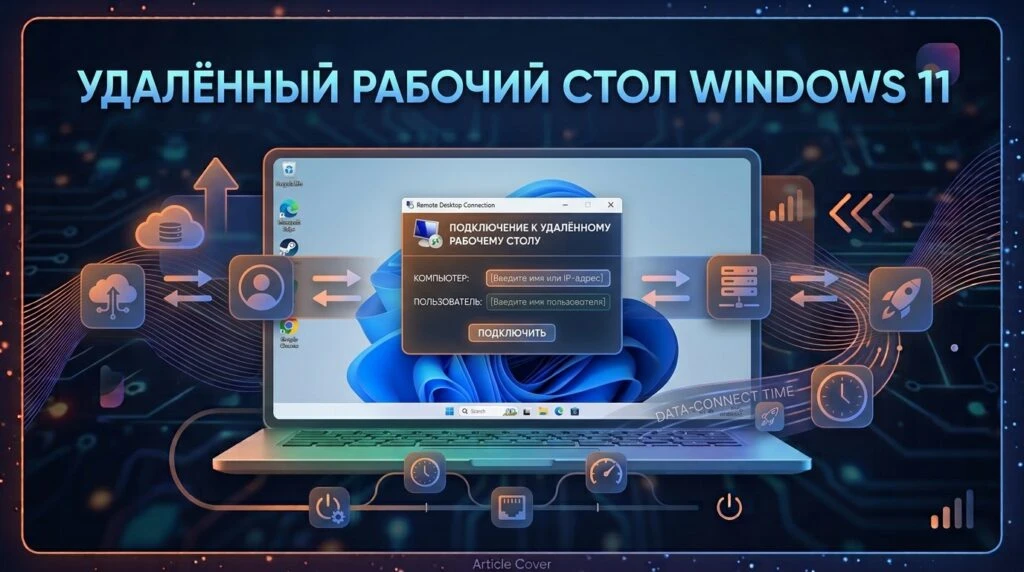 🪟 Удалённый рабочий стол Windows 11: как настроить и подключиться