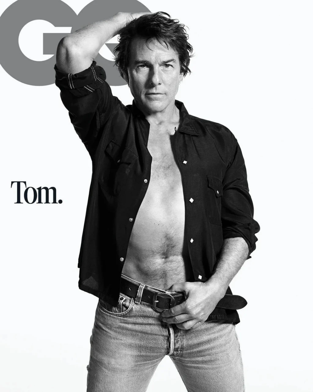 Том Круз для октябрьского номера GQ. Несмотря на смелую роль в фильме "Диггер", в реаль...