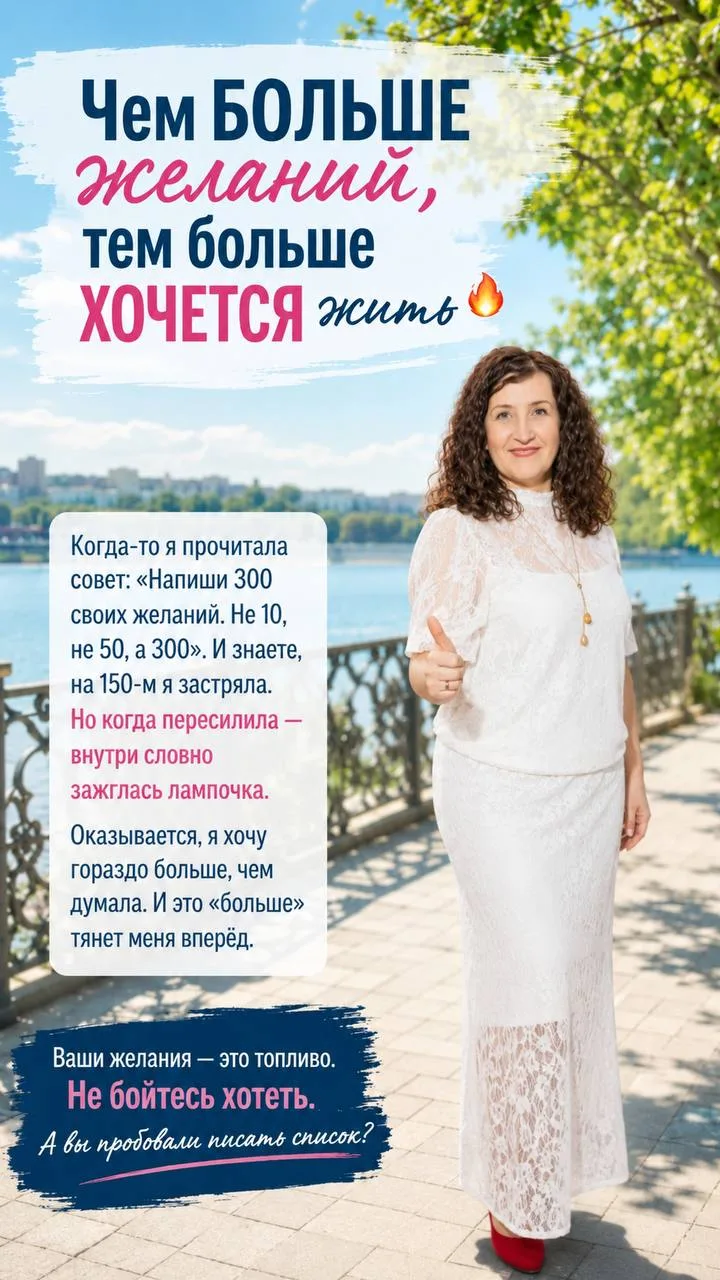 🔥 300 ЖЕЛАНИЙ, КОТОРЫЕ ВЕРНУТ ТЕБЯ К ЖИЗНИ (честно, это работает)


Знаете, что меня однажды вытащи
