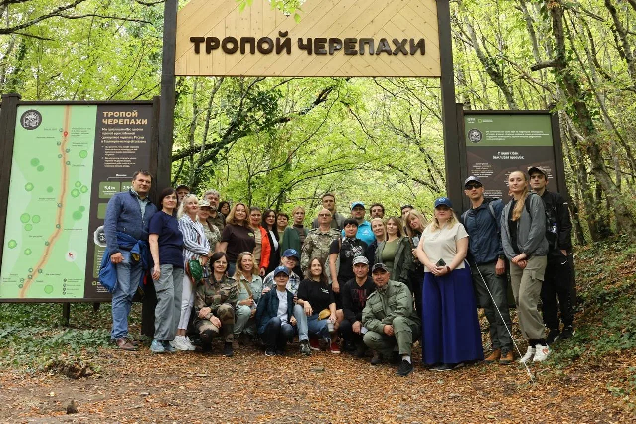 На Утрише открыли новую экотропу ко Всемирному дню моря