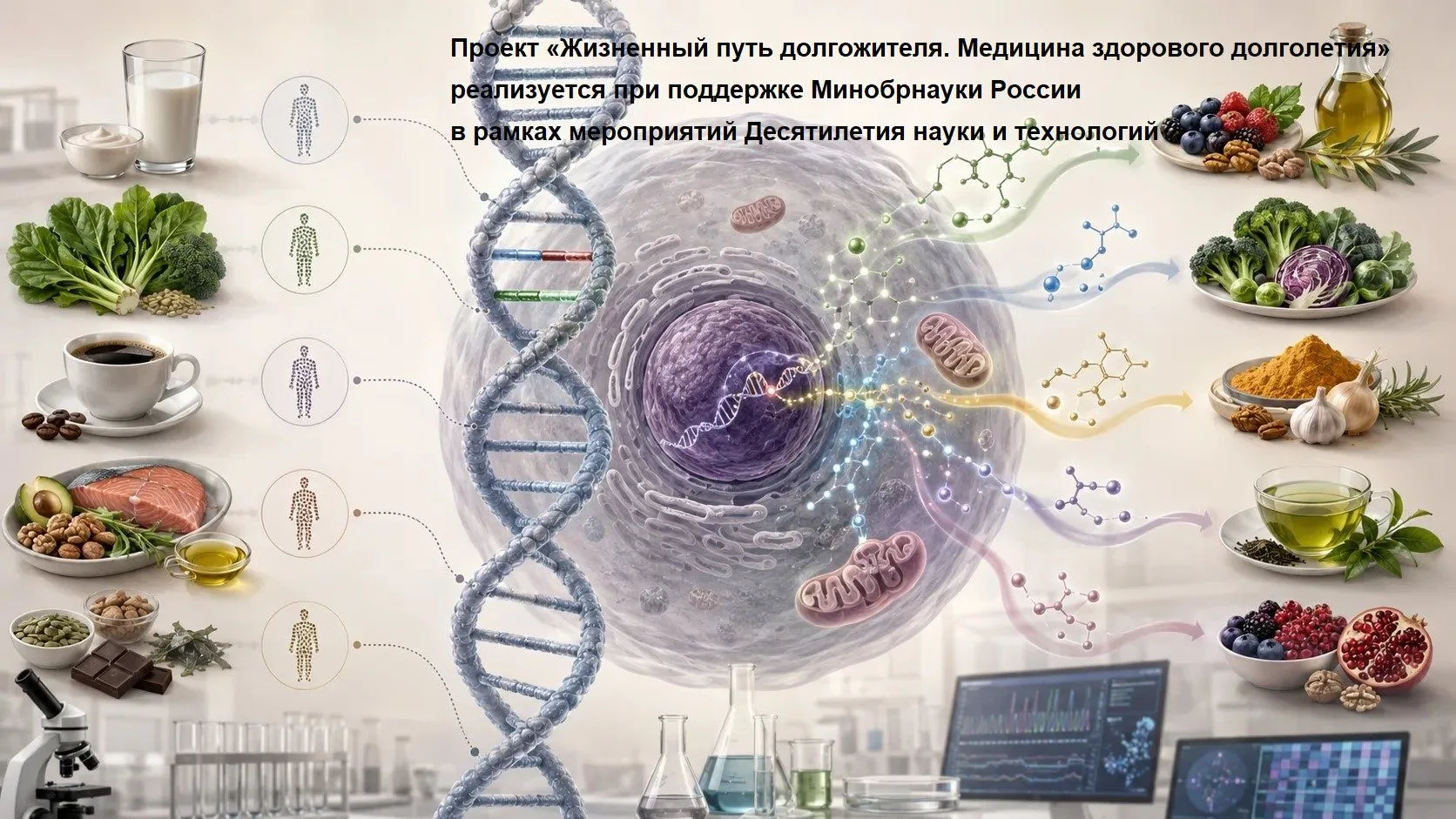 📘 Продолжаем пополнять словарь медицины здорового долголетия:
 
❗ Нутригенетика и нутригеномика — д