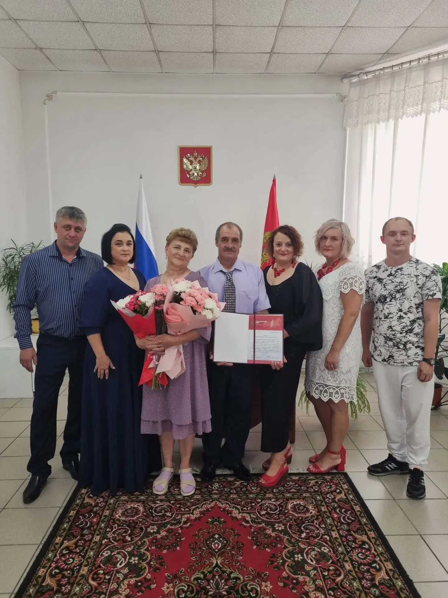 🎉 Сегодня, 17 июля, в Иланском отделе ЗАГС чествовали супружескую пару Бабиковых, отме...