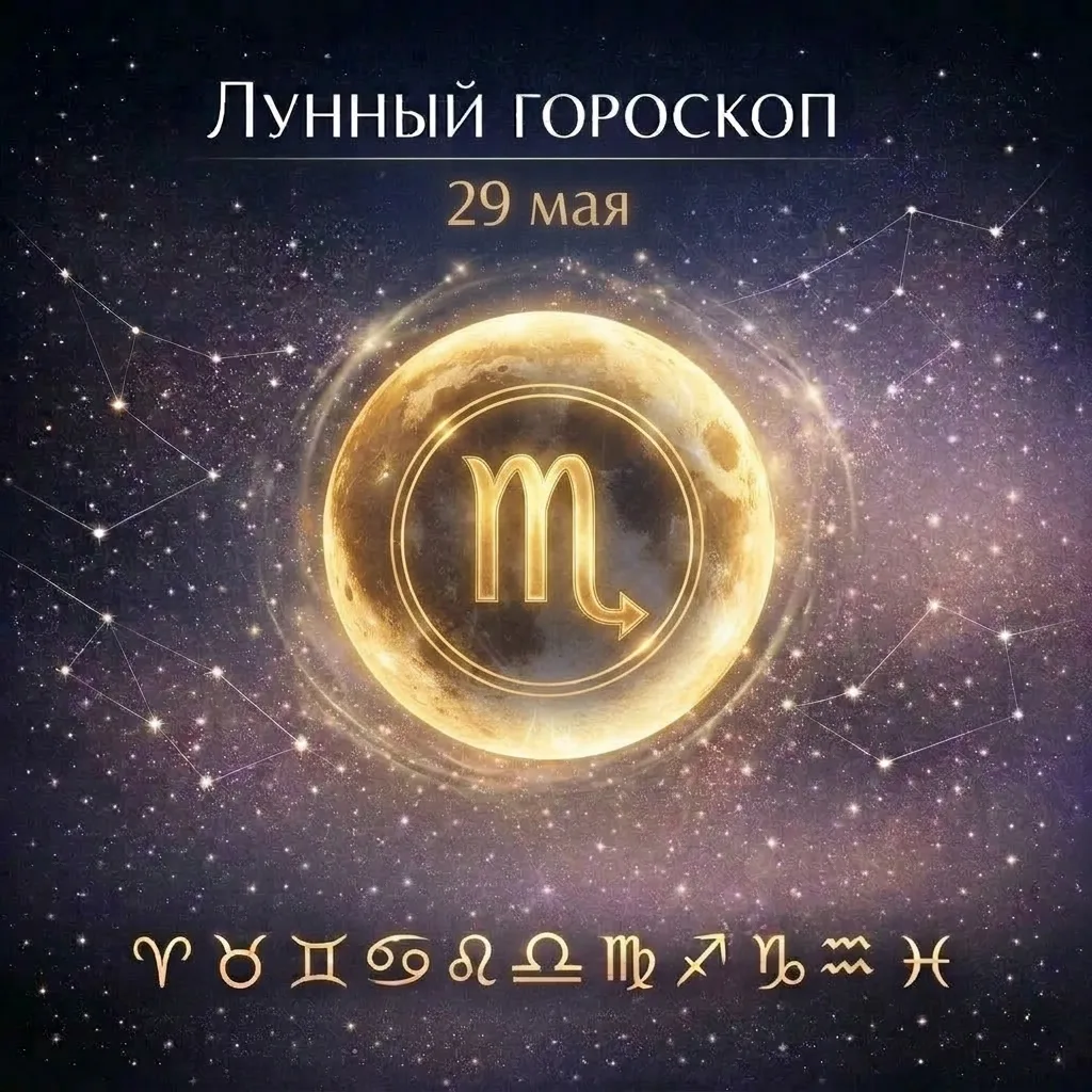 🌙 Лунный гороскоп на 29 мая