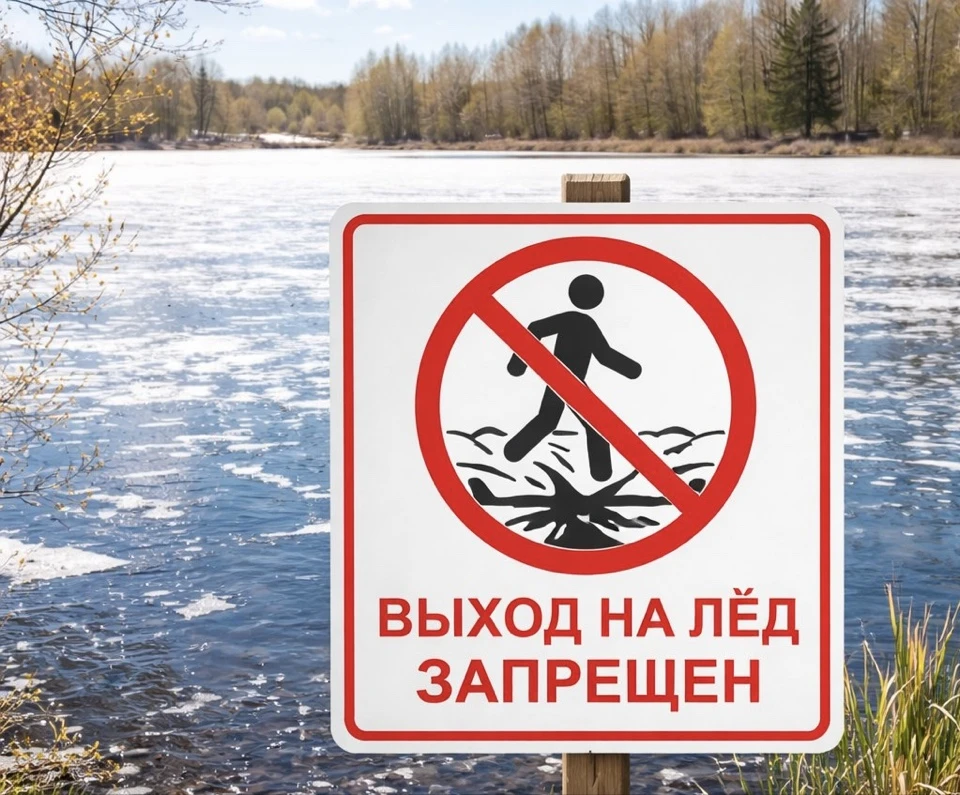⚠️ Внимание! Опасность выхода на лёд весной! ⚠️