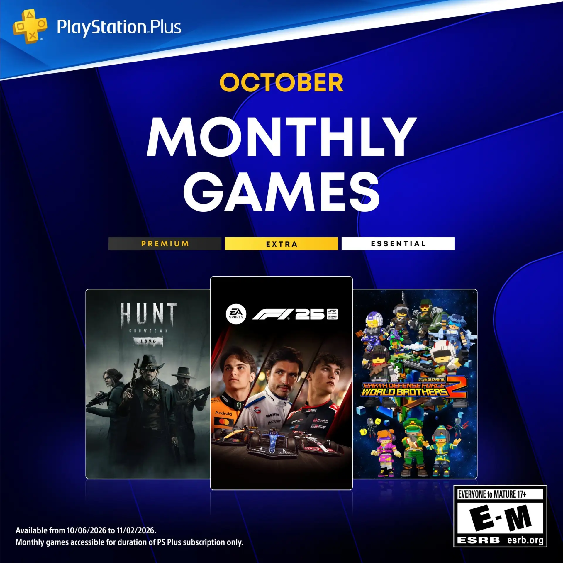 Официально анонсирована октябрьская раздача игр для PS Plus Essential