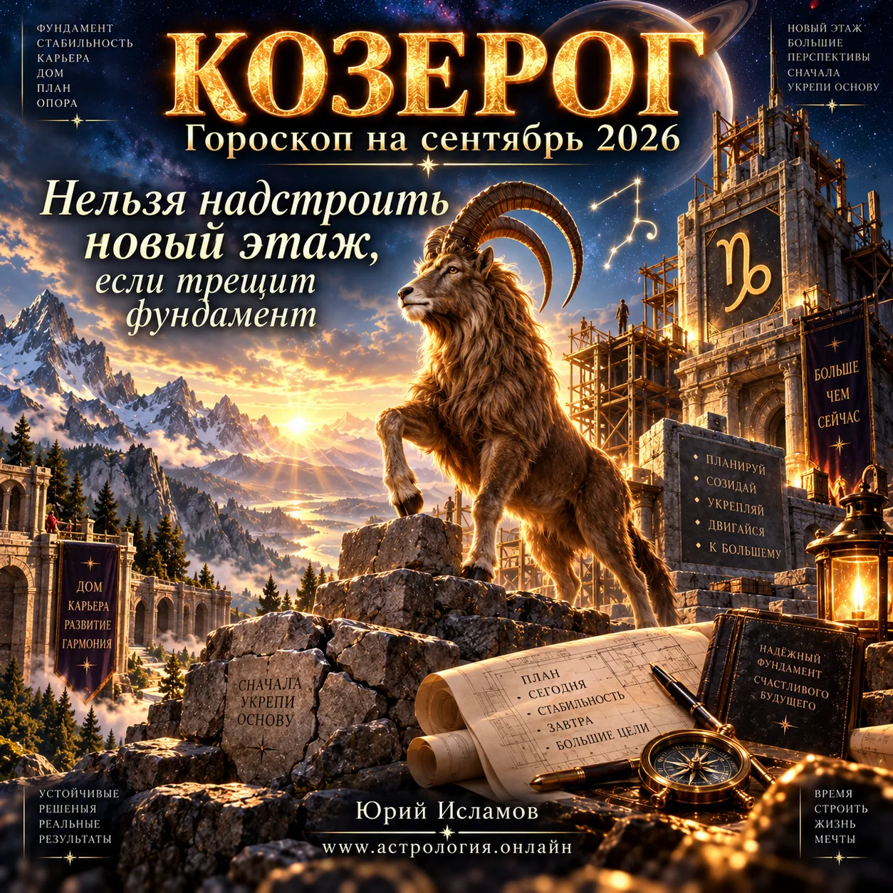 ♑️ КОЗЕРОГ. Гороскоп на сентябрь 2026