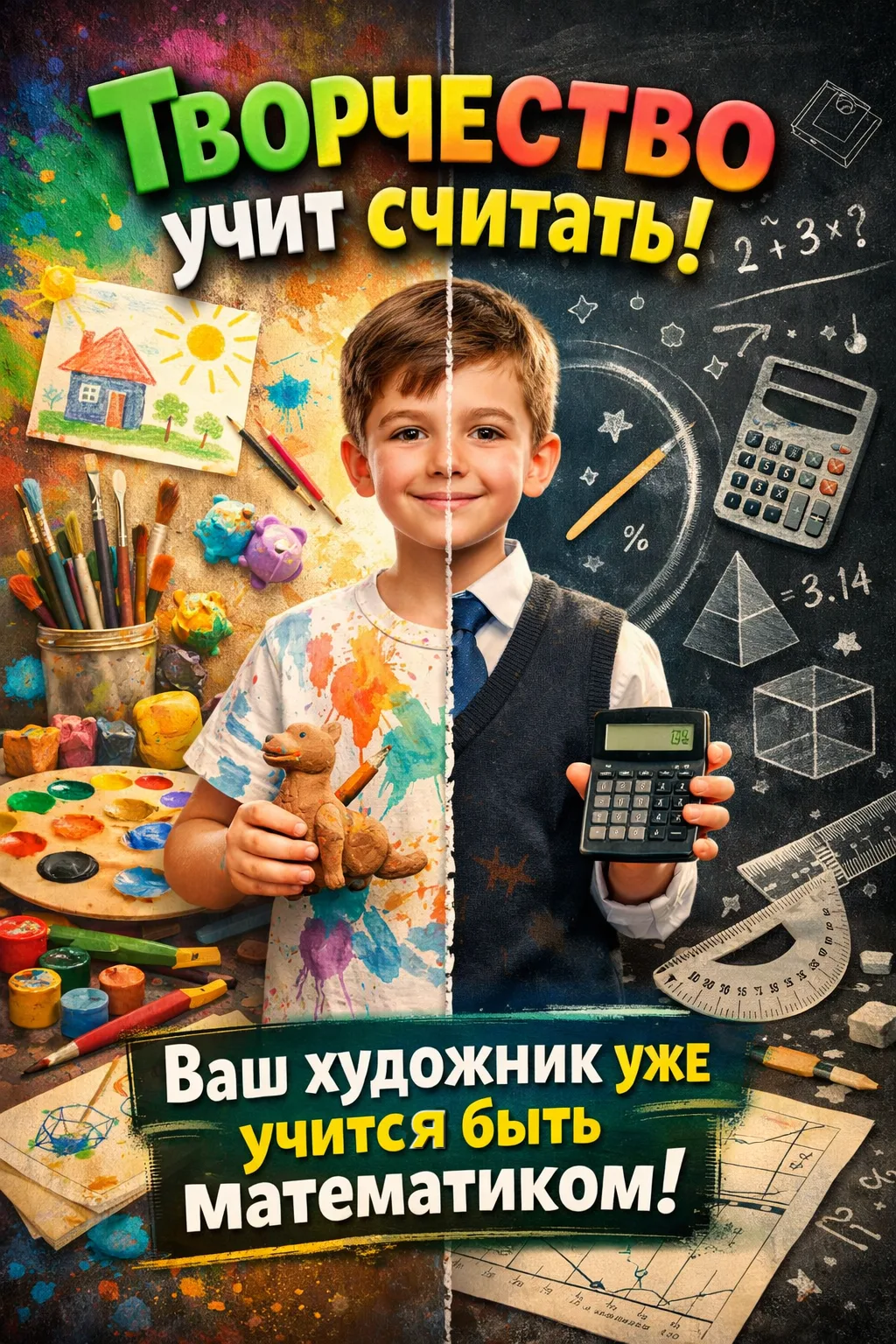 🎨 Творчество учит считать? Да, и вот как!