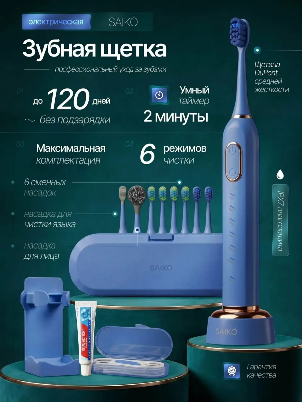 Электрическая зубная щетка