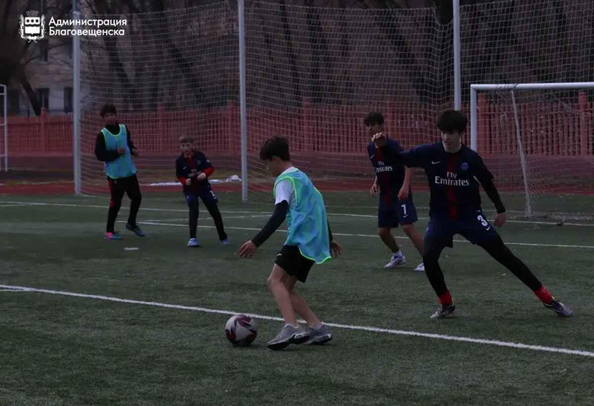 📲⚽️ Благовещенские родители могут записать своих детей на дополнительные занятия через...