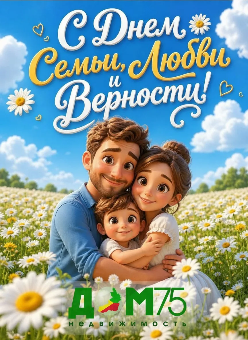 Дорогие друзья!

В День семьи, любви и верности мы от всей души поздравляем вас с этим светлым празд