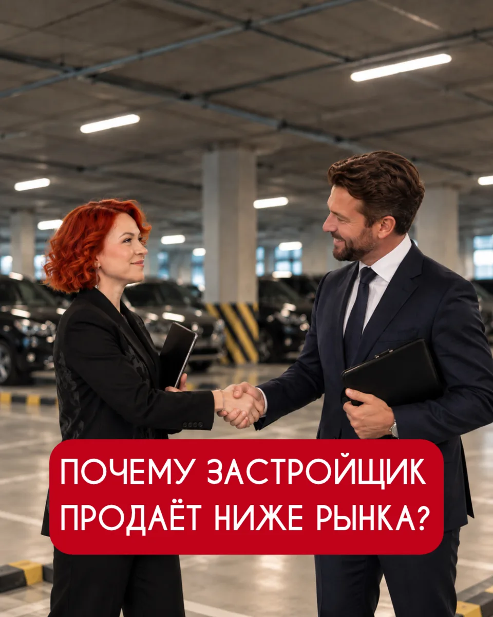 ПОЧЕМУ ЗАСТРОЙЩИК ПРОДАЁТ ПАРКИНГИ НИЖЕ РЫНКА?