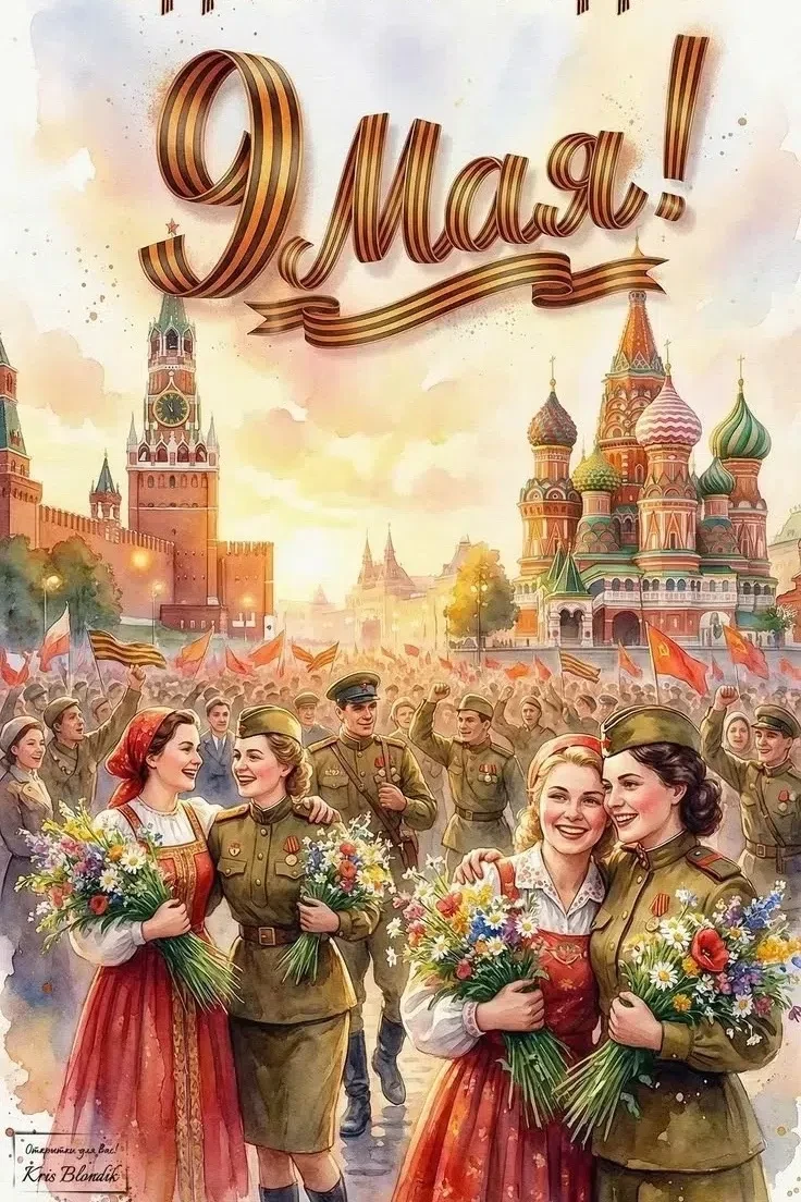 Поздравляем вас с Днём Победы — 9 Мая! 🇷🇺