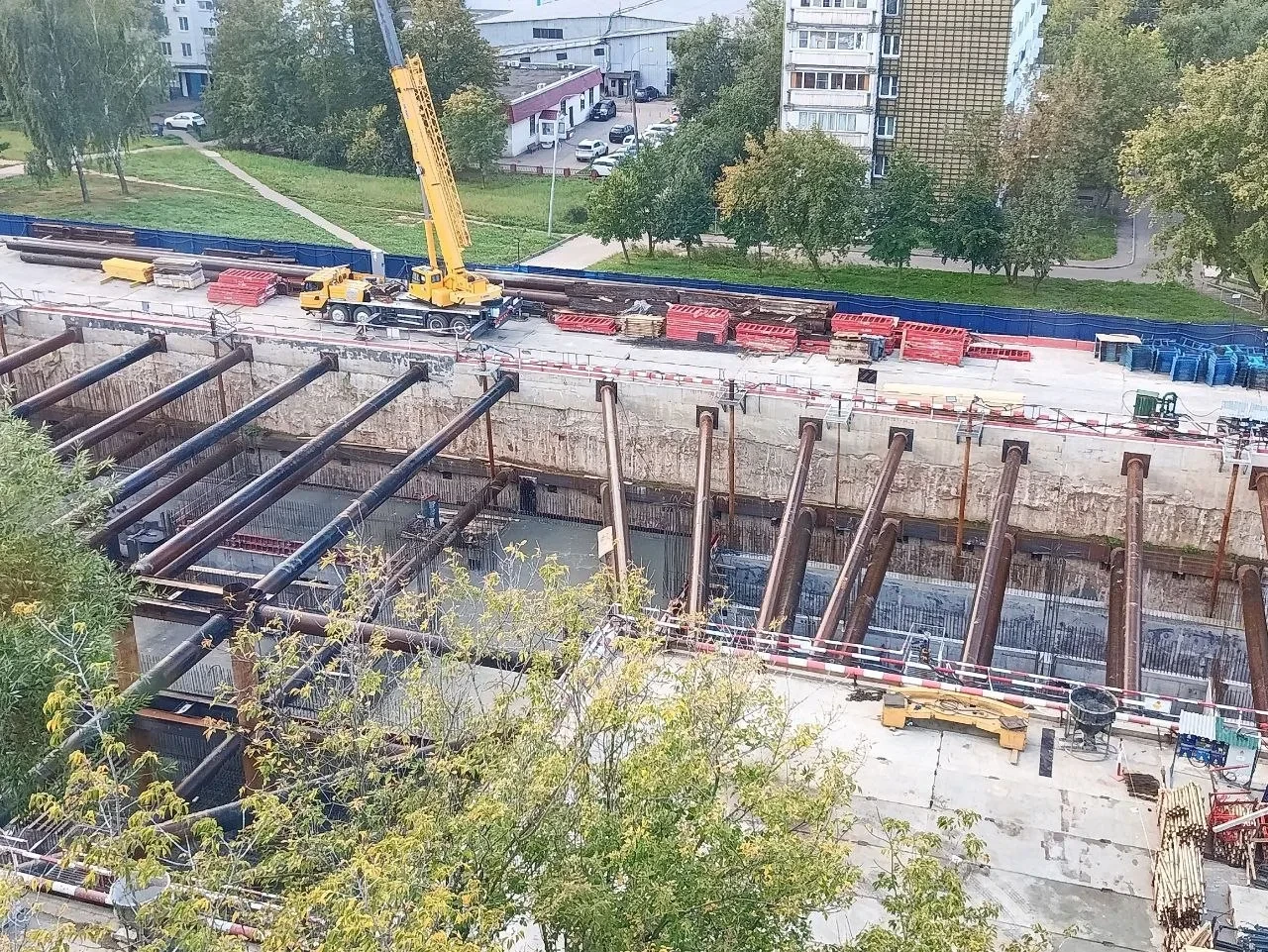 🚇 Как продвигается строительство станции метро «Гольяново»