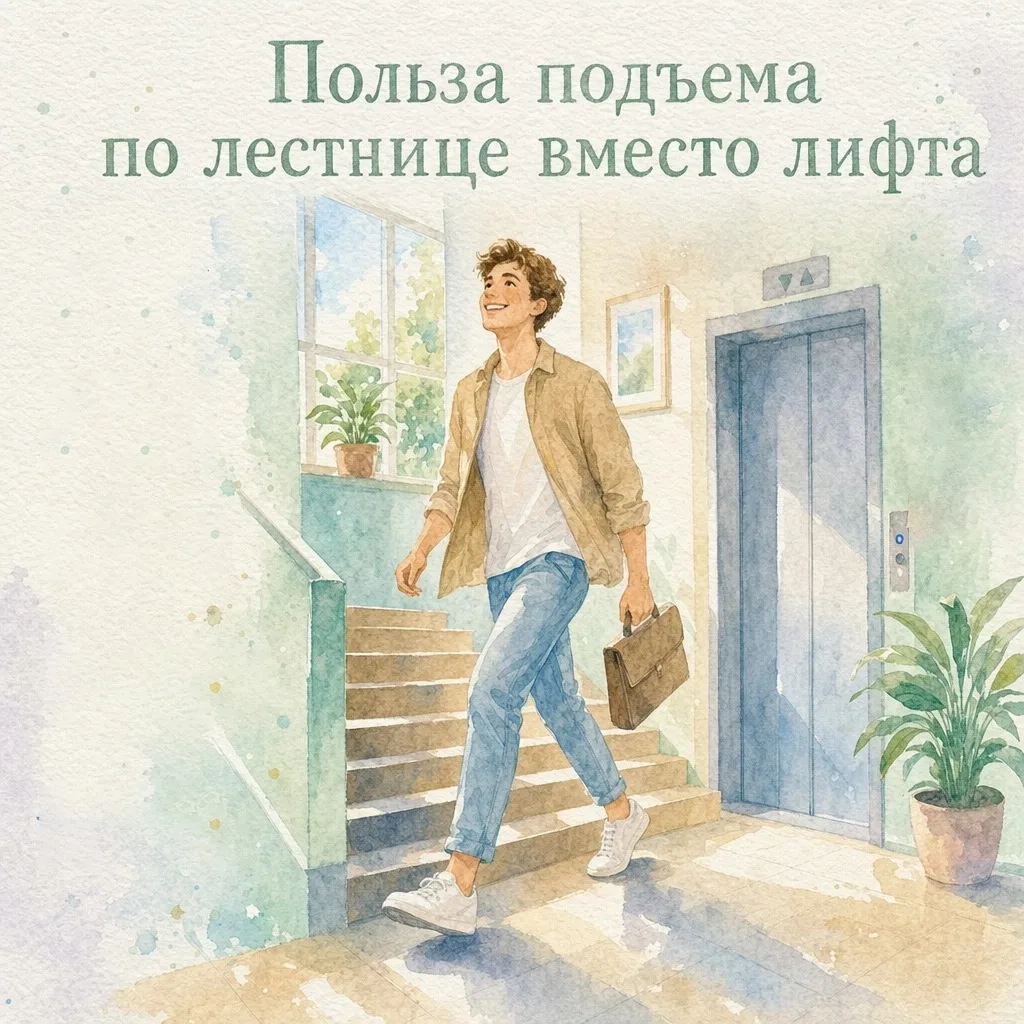 🏃Польза подъема по лестнице вместо лифта🏃

Подъем по лестнице вместо лифта — это одна из самых дос