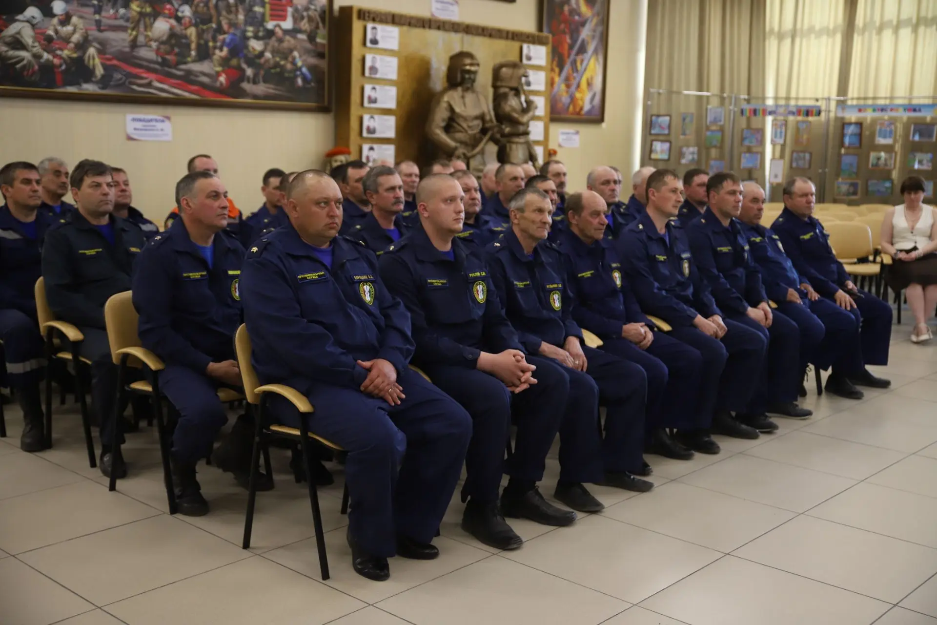 🚒Выпуск водителей прошел на Выставке   Сегодня в стенах Выставки пожарно-спасательной службы, Началь