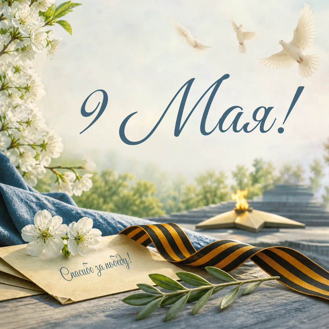 🕊️ Поздравляем с Днем Великой Победы!