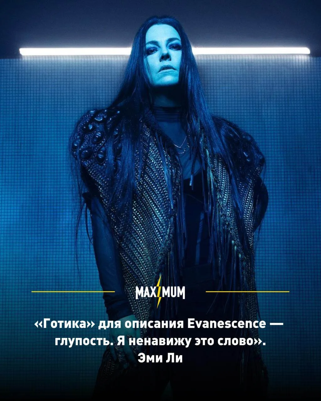Эми Ли высказалась о ярлыке «гота», который преследует Evanescence уже больше двадцати ...