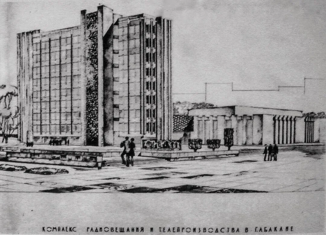 Проектный рис. Дома Радио.