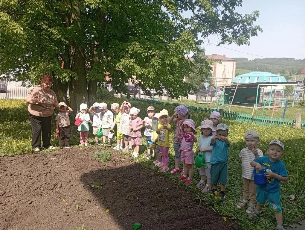 Первые огородники в детском саду!