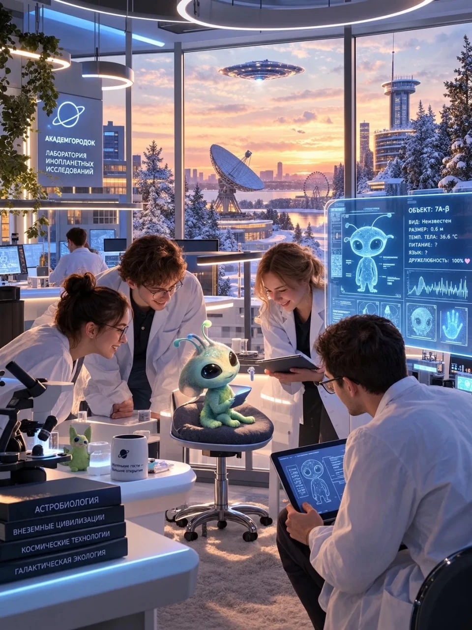 🌆 Каким станет Новосибирск через 100 и 200 лет?