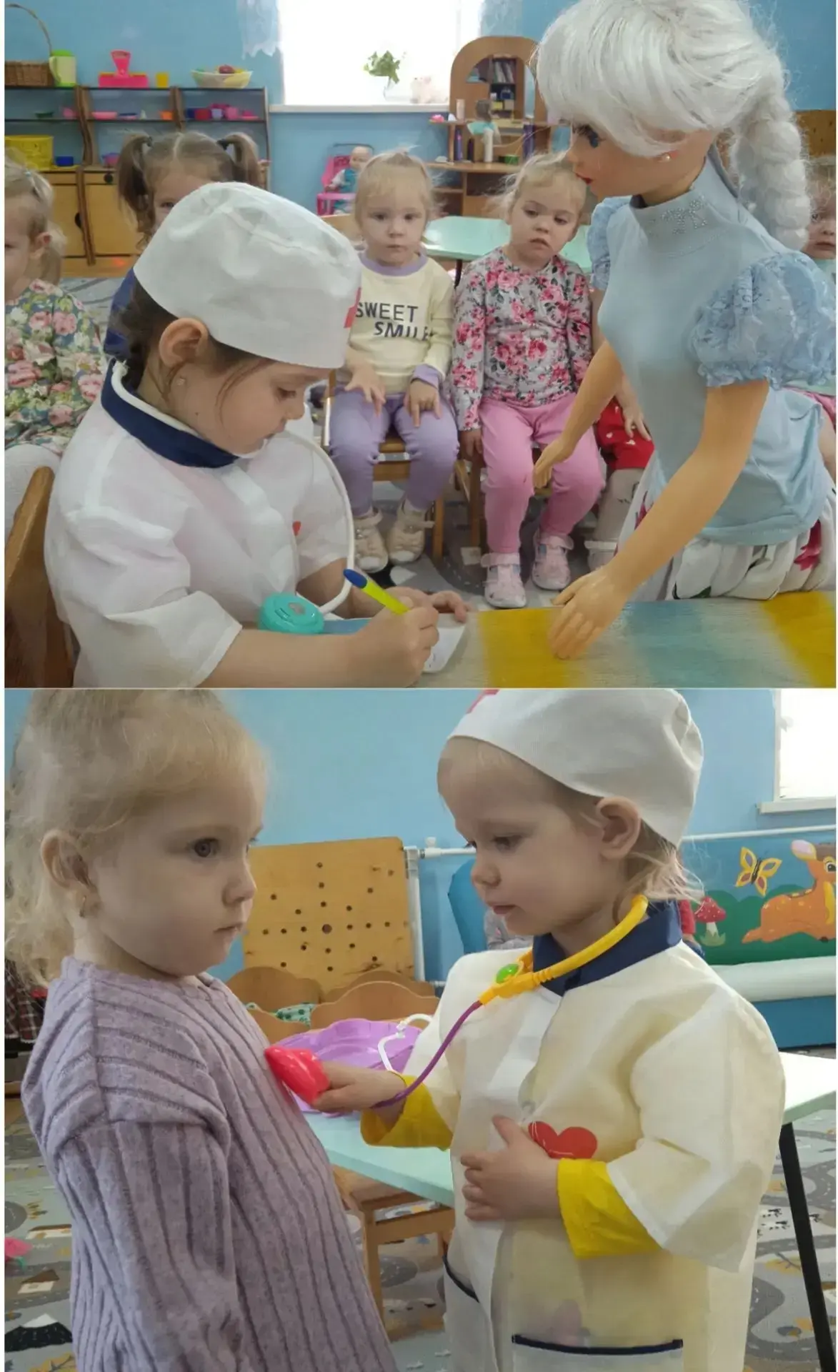 🧑‍🧑‍🧒 Наша младшая группа сдала экзамен на человечность на ,, отлично ''