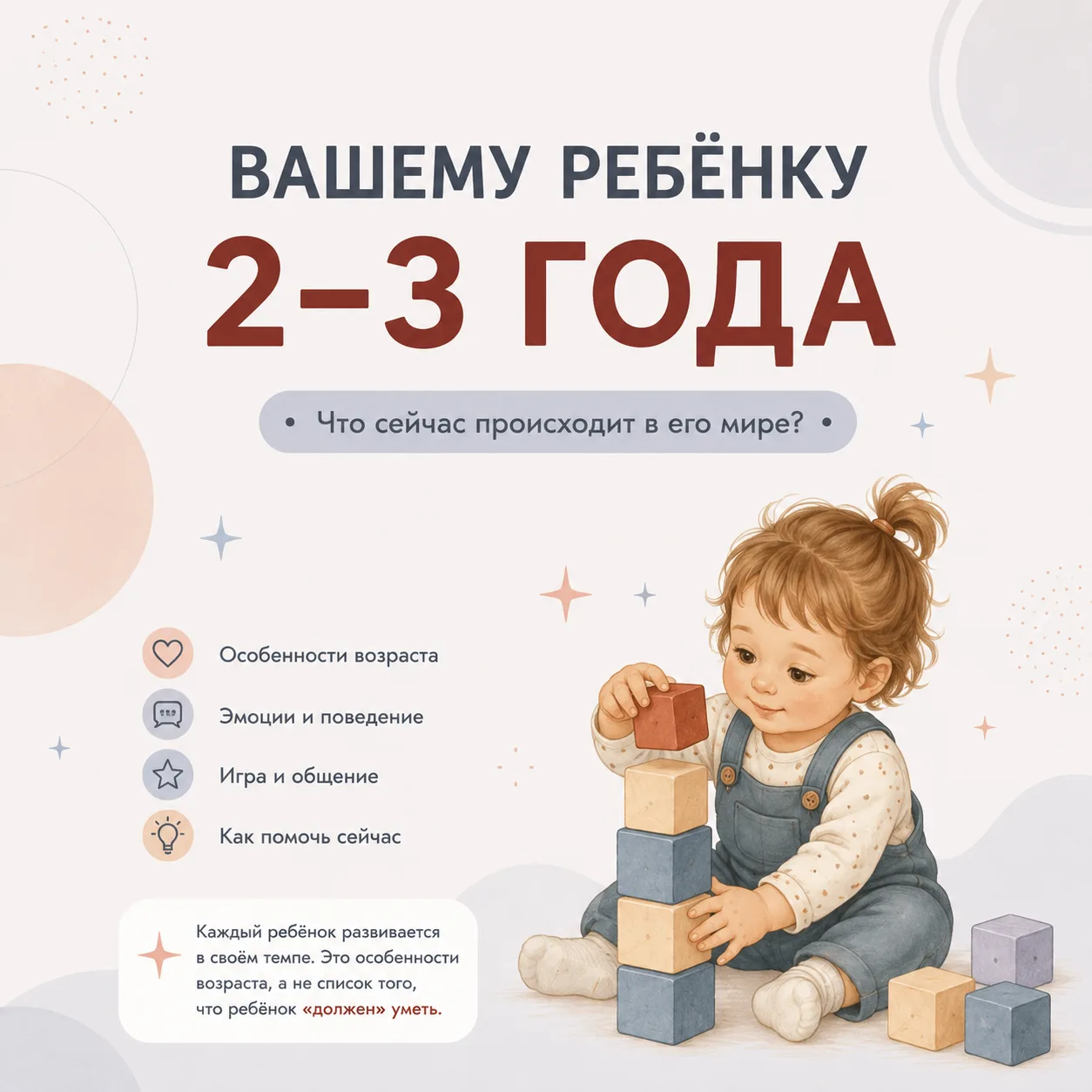 Вашему ребёнку 2–3 года?