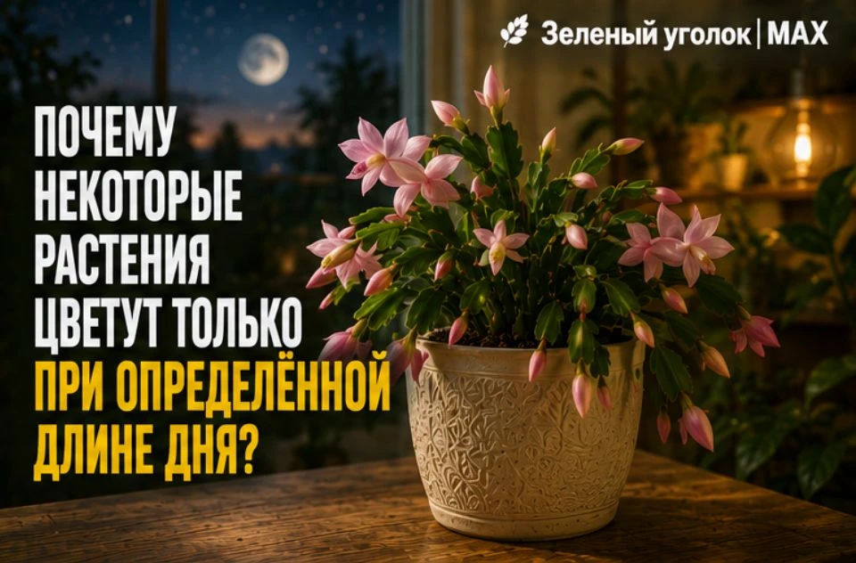 🌙 ПОЧЕМУ НЕКОТОРЫЕ РАСТЕНИЯ ЦВЕТУТ ТОЛЬКО ПРИ ОПРЕДЕЛЁННОЙ ДЛИНЕ ДНЯ?