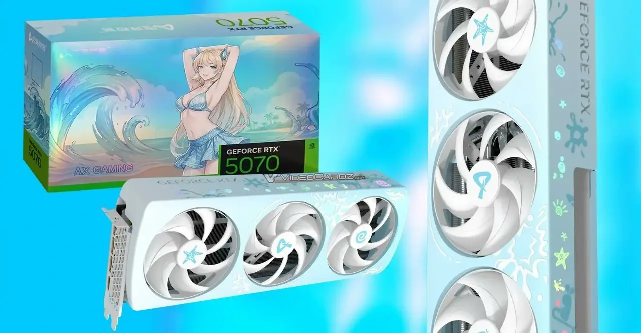 Настоящему мужику нужно только одно – RTX 5070 Sakura Limited с вайфу-дизайном.