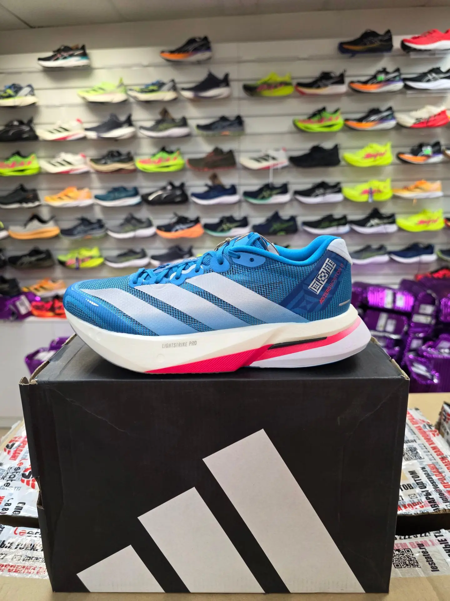 Adidas Adizero Boston 13
1) 24,5/25/28,5/29 см
2) 24 см
3) 26,5/28/29/29,5 см
4) 26 см 
5) 29,5 см
6