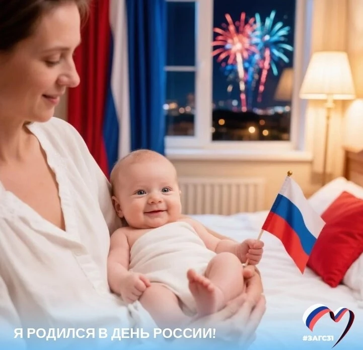 🫶 С 2018 года в нашем регионе день рождения в День России 12 июня отмечают 138 детей: 77 девочек и 